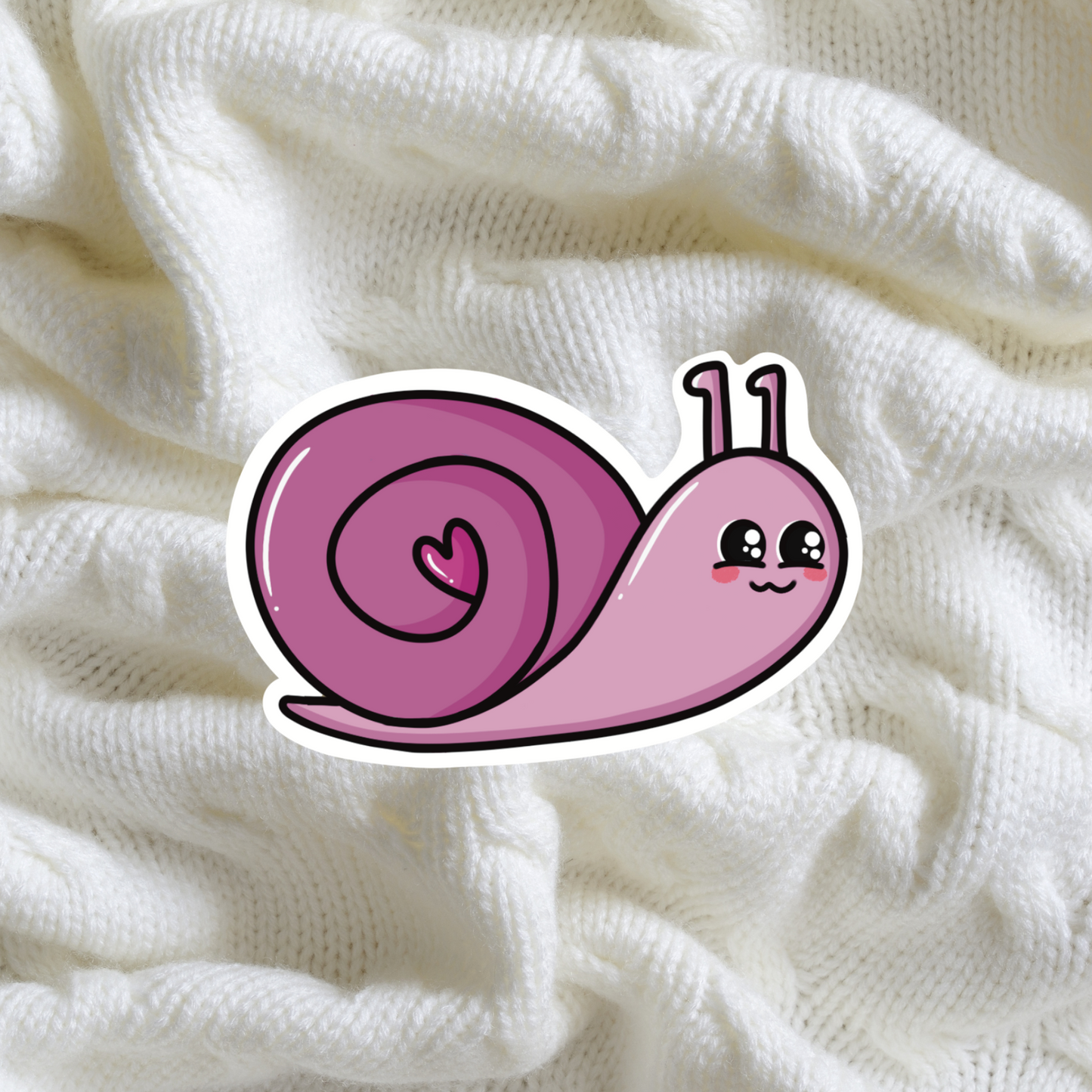 snug snail sticker